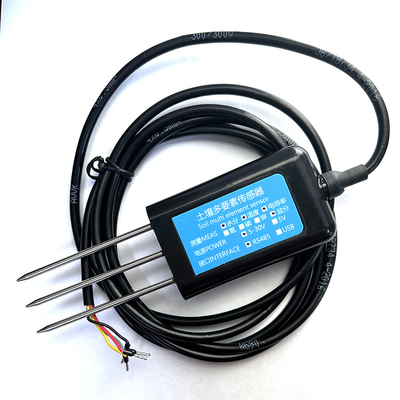 VWC 湿度温度伝導性 EC 探査機 土壌湿度試験用 70mm 長さ