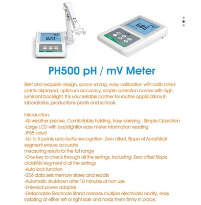 実験用水検査におけるpHmVEC測定のための多機能ベンチトップデジタルメーター