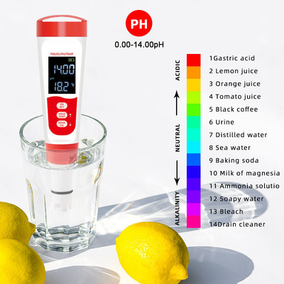 プロのデジタルウォーターモニターペンテスト器 TDS/EC/PH/温度測定