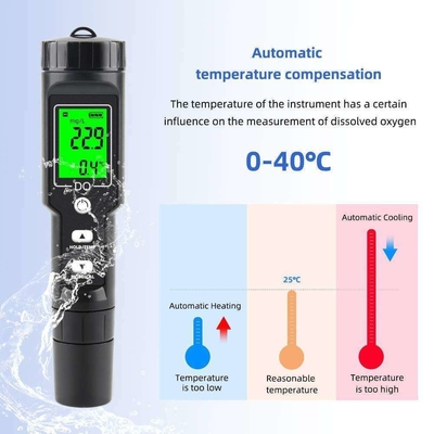 液晶ディスプレイ 溶解酸素計 水産物分析用水温DO検査器