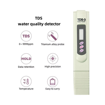 水 の 汚染 と 温度 変化 を 検出 する 便利 な ペン 型 TDS メーター